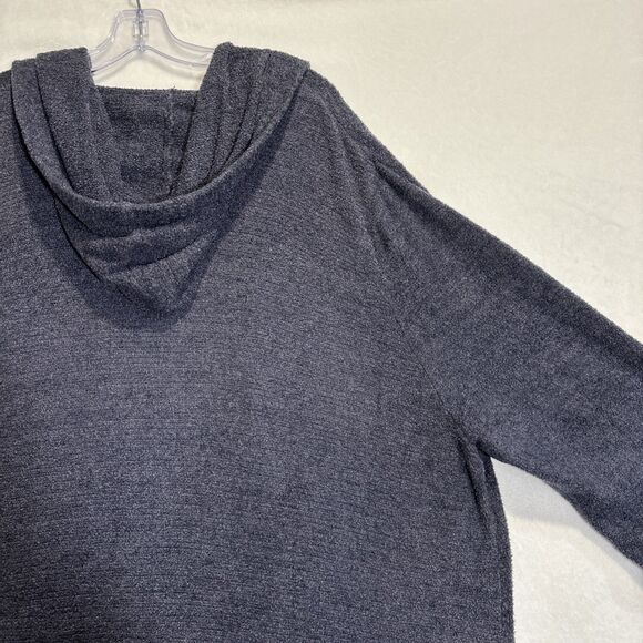 Barefoot Dreams Cardigan Women's 3X Hooded CozyChic Lite Knit Sweater Pockets - Picture 11 of 15